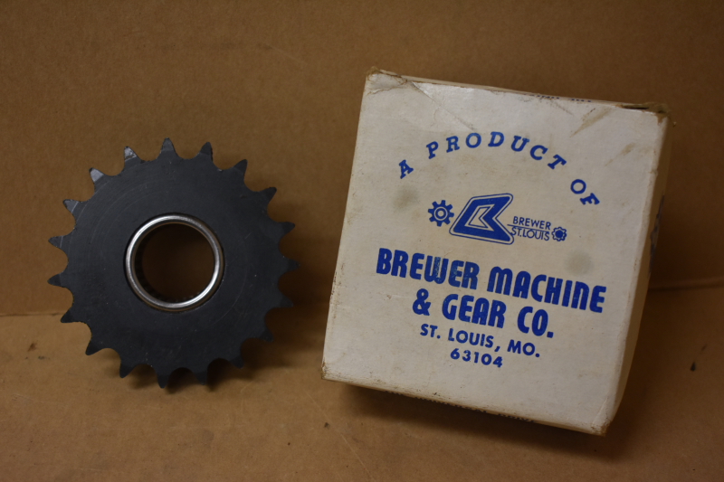 Brewer Machine & Gear, 40B19F , idler sprocket, 1