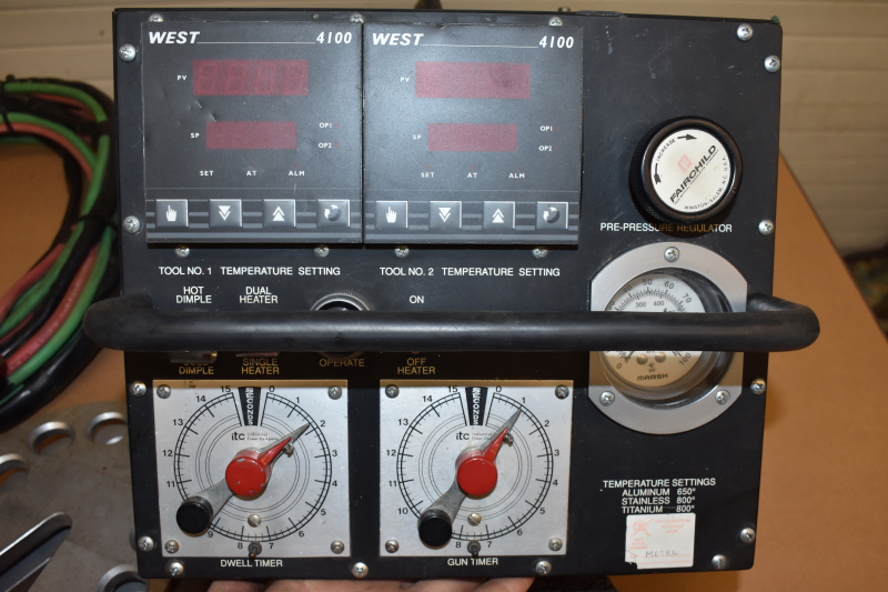 Aircraft hot Dimpling Machine for rivet countersinking dimpler ATI 247PD