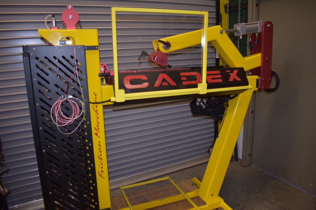 Helmet Projection and Surface Friction tester machine Cadex