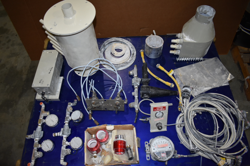 Lot of misc. parts for Gema / Azo powdercoating station