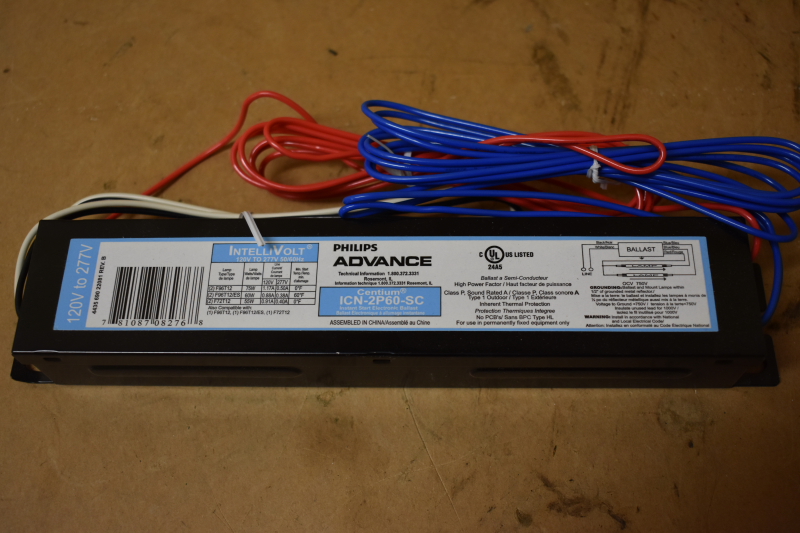 Phillips Advance ballast ICN-2P60-SC NOS in box