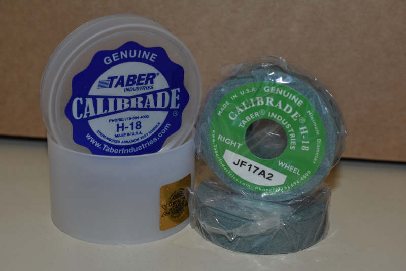 Taber rotary abraser wheel set, H-18 medium/course