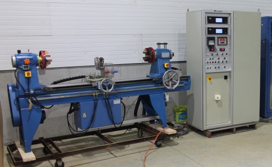 Fiber Optic Preform Glass Lathe Litton Nextrom MCVD Hydrogen Oxygen torch